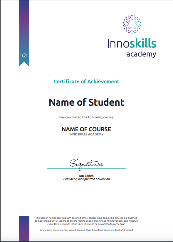 Innoskills certificate 